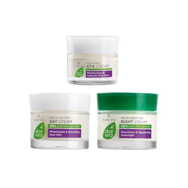 Creme Viso Idratanti Aloe Vera con 50% aloe vera gel puro