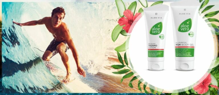 Gel corporal Aloe Vera MSM 60% para dores musculares