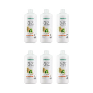 Aloe Vera Drinking Gel Peach 6 Pcs Set Good and cheap