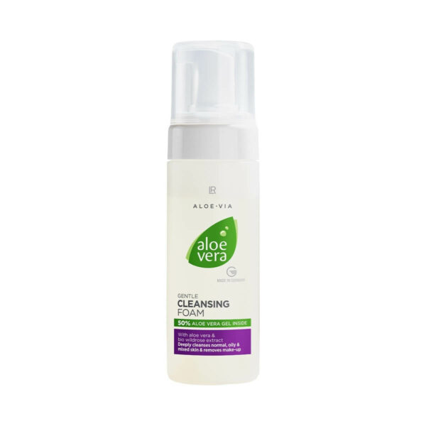 Mousse Nettoyante Visage avec 50% d'Aloe Vera