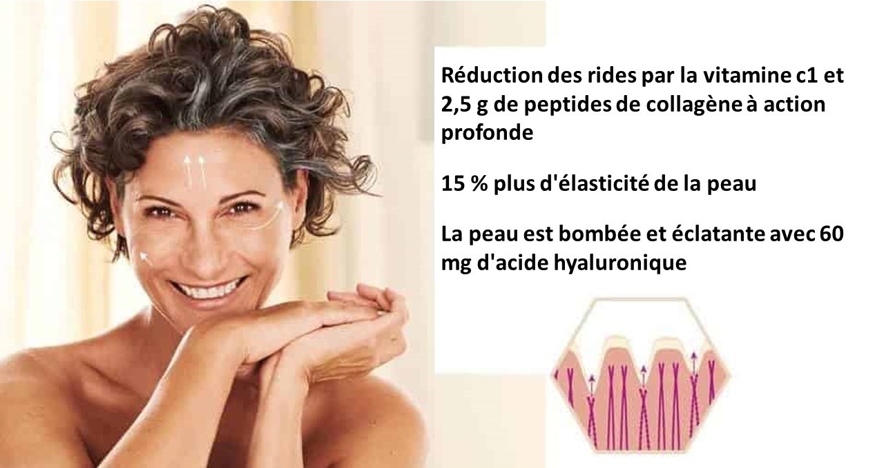 Elixir Beauté Boisson Naturell avec 60 mg d'acide hyaluronique