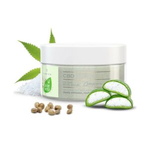 Exfoliante corporal de aloe vera con CBD