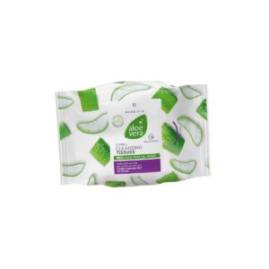 Aloe Vera Toalhitas de Limpeza para a limpeza suave e eficaz do rosto, pescoço e olhos