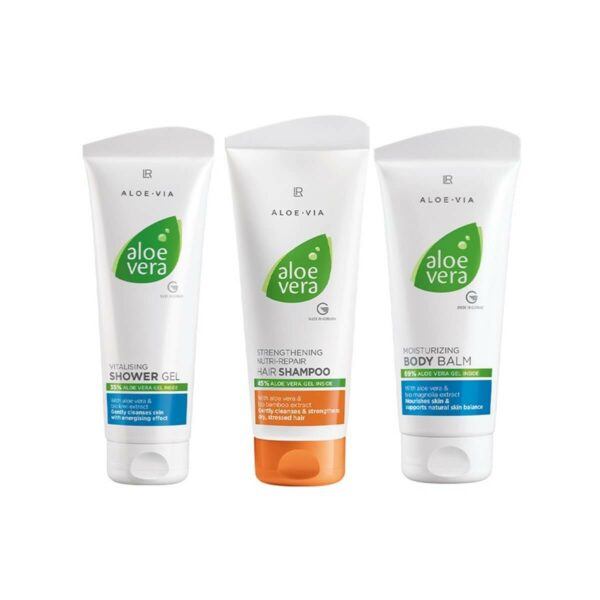 Aloe Vera Set Capilar e Corporal – Cuidado e Limpeza para Cabelo e Corpo