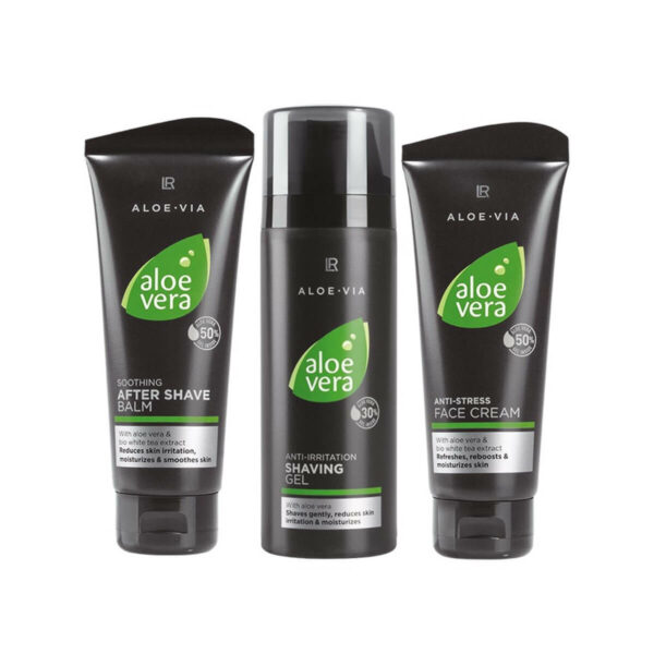 Lr Aloe Vera Set Uomo II Per la rasatura senza irritazione della pelle