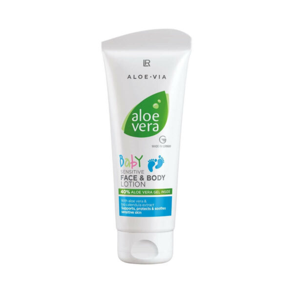 Crema Facial Bebe Aloe Vera suave y ligera para pieles sensibles