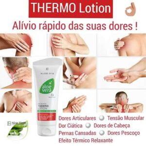 Aloe Vera Thermolotion para dores nas articulações, tensão muscular e pernas cansadas