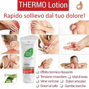 Aloe Vera Thermolotion per dolori articolari, tensioni muscolari e gambe stanche