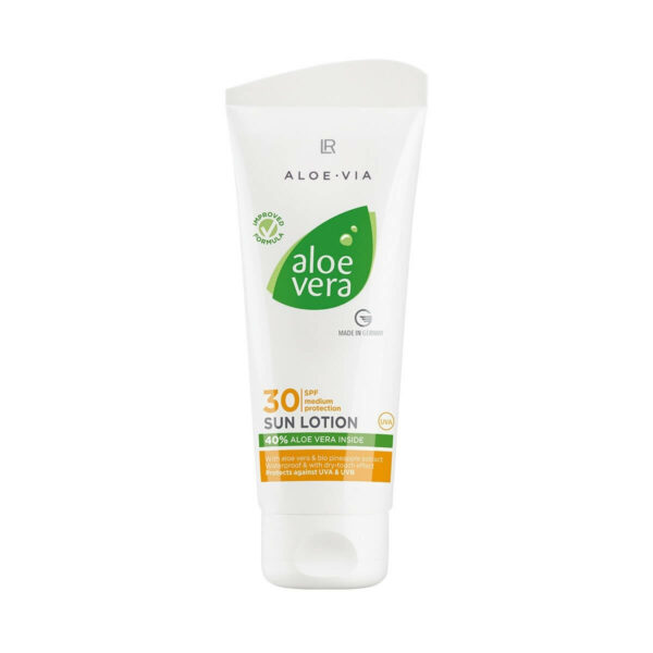 Loción Solar de Aloe Vera FPS 30 resistente al agua