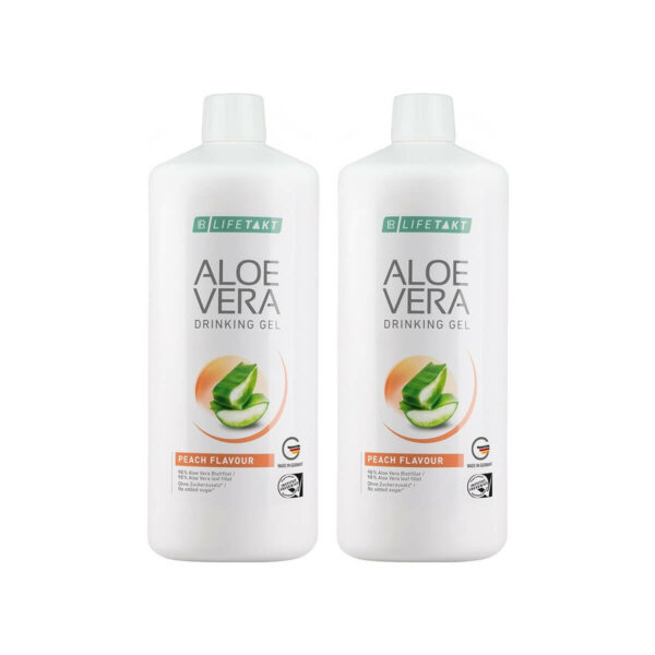 La Bebida de Aloe Vera Melocotón contiene sólo 13,5 kJ por ración. Apto también para diabetes.